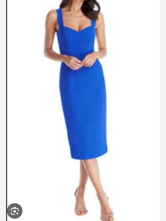 Dress the Population Dresses & Skirts - Dress the Population Cobalt Blue Midi Sheath Dress